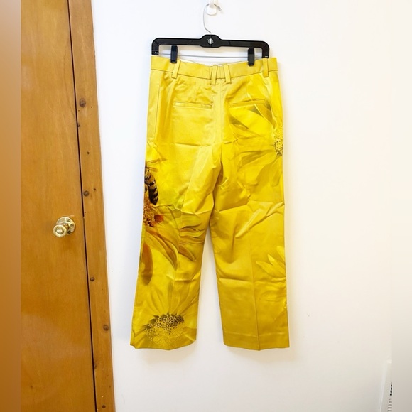 Tory Burch Printed Bee Satin Trouser - Picture 7 of 10